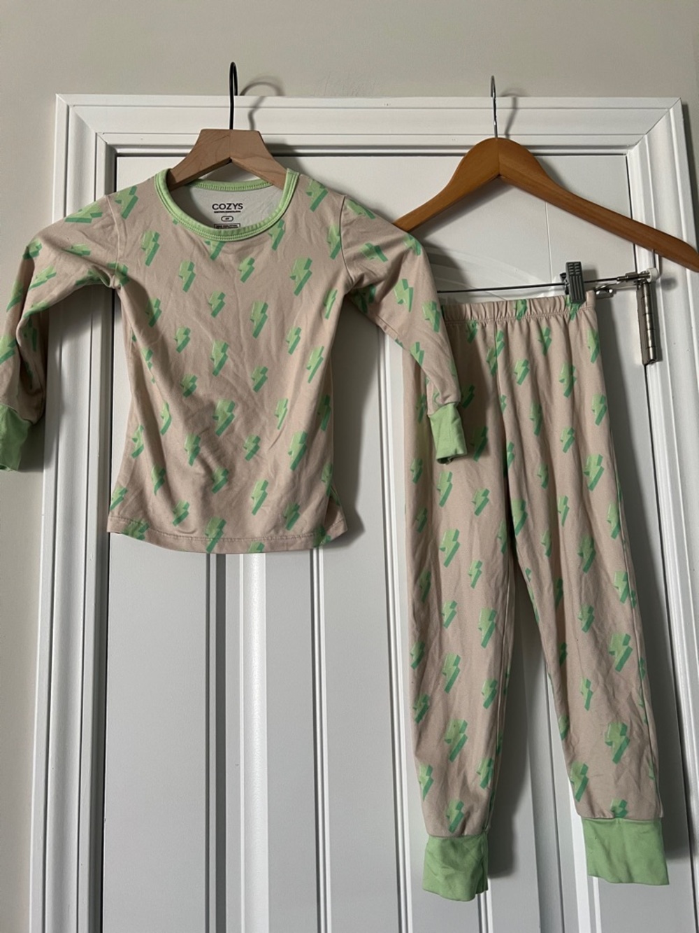 Green Lighting bolts  PJ’s